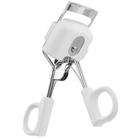 Heated Electric Eyelash Curlers, Handheld Portable Eyelash Curlers,3 Heating Modes Stable Temperature No Harm to Lashes Quick Pre-Heat for Women Makeup Accessories (White)