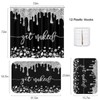 ArtSocket Silver Get Naked Bathroom Set with Shower Curtain and