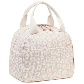 LEDAOU Lunch Box for Women Insulated Lunch Bag Corduroy Lunch Tote Bags Leakproof Cooler Lunch Case for Travel Work Picnic