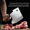 Kitory Meat Cleaver, Heavy Duty Bone Chopper Cleaver Knife, Full