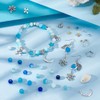PH PandaHall 790pcs Blue Series Bracelet Making Kit 8mm Glass