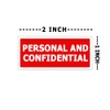 Personal and Confidential Stickers,Self Adhesive File Labels for Office Business,500