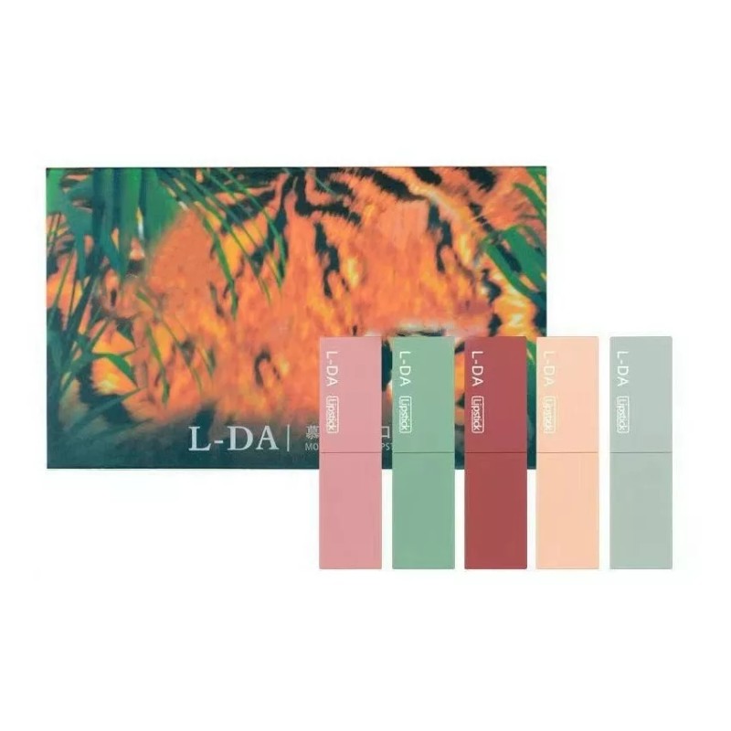 Lenio® 5 Pcs Lipstick Set Maquillaje Pink Up
