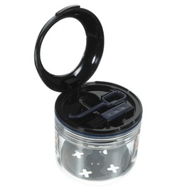 ORFOFE 1set Portable Denture Bath Case Retainer Holder for Soaking Cleaning Dentures Compact Design for Travel Home Office Use Secure Storage for False Teeth Sports Mouthguards