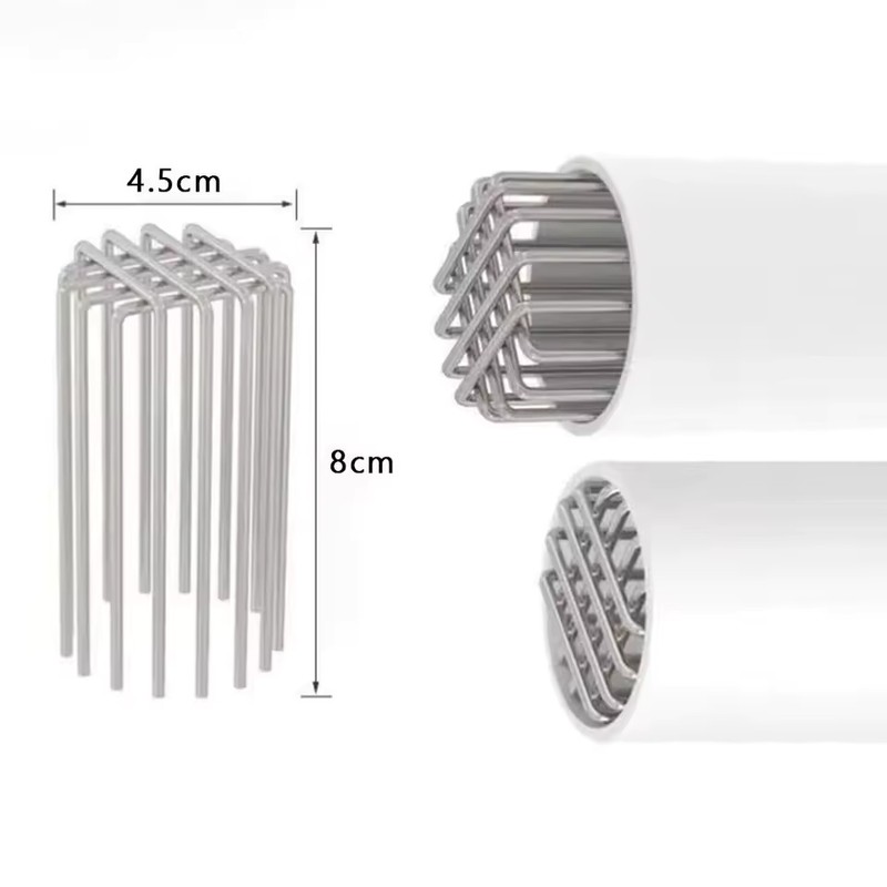 Stainless Steel Downspout Drain Guard, 50/75/110/160mm Anti-Clog Leaf Strainer