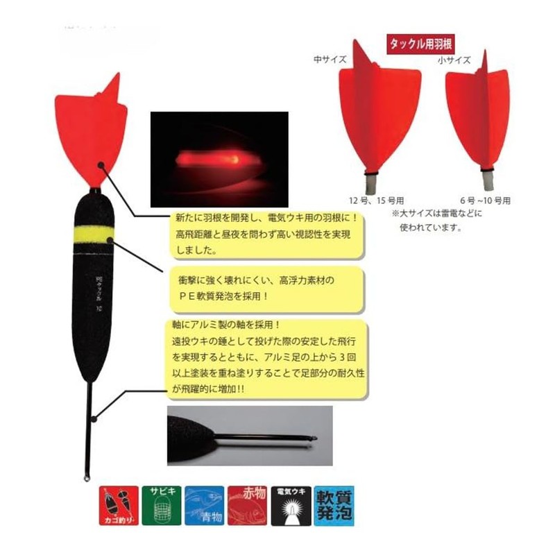 UMEZU 3916F Electric Float PE Tackle No. 10