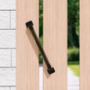 DURIGID 11-1/2" Black Self-Closing Gate Spring for Lighter Wood Vinyl