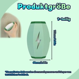 Lint Roller, Reusable, Pet Hair Remover, Clothing, Washable Cat Hair Remover for Clothes and Upholstery, Ideal for Household Cleaning (Green)