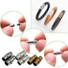 BZUEPRS 30 PCS Magnetic Clasps for Jewelry, Leather Cord End