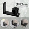QINAIXQM Adjustable Floor Guide Sliding Barn Door Floor Guide Wall/Door