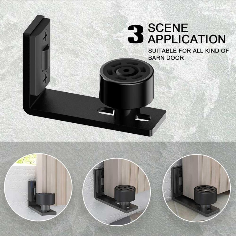 QINAIXQM Adjustable Floor Guide Sliding Barn Door Floor Guide Wall/Door