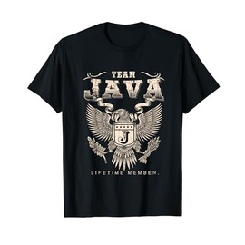 Team Java Lifetime Member - Java Name T-Shirt