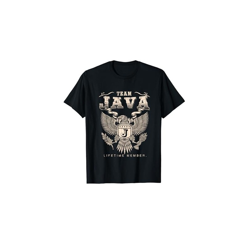 Team Java Lifetime Member - Java Name T-Shirt