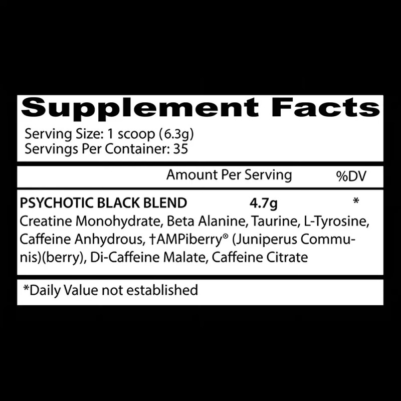 Psychotic black Insane Labz 35 Serv Sabor Watermelon
