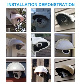 LOOKZOZO Universal Sun Rain Shade Camera Cover Shield for TP-Link Tapo C120/C500/C510W/C520WS, Tapo MagCam/C402/C403/ C320WS/325WB, Compatible with Dome/Bullet Outdoor CCTV Cameras