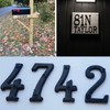 BetLight House Numbers- 3 Inch Innovative Wrought Iron Numbers- Vintage