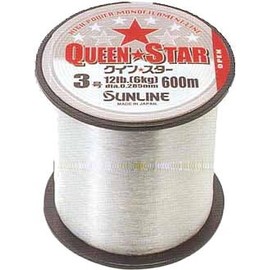 SUNLINE Queen Star Nylon Line, 656.2 yd (600 m), No. 10, Clear