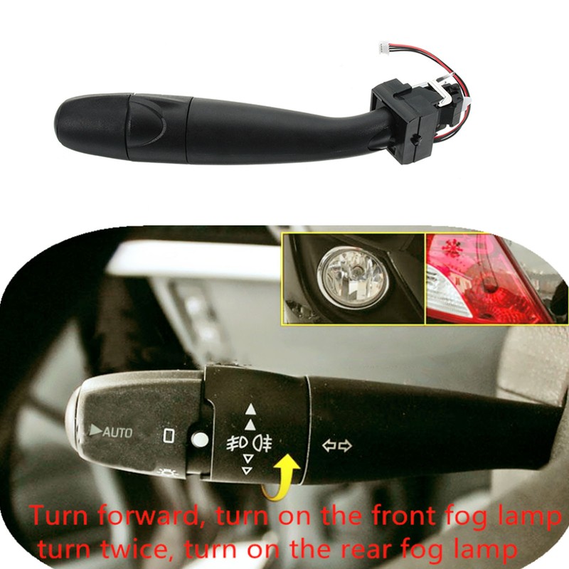 Car Turn Signal Indicator Switch Left Replacement for Peugeot 206