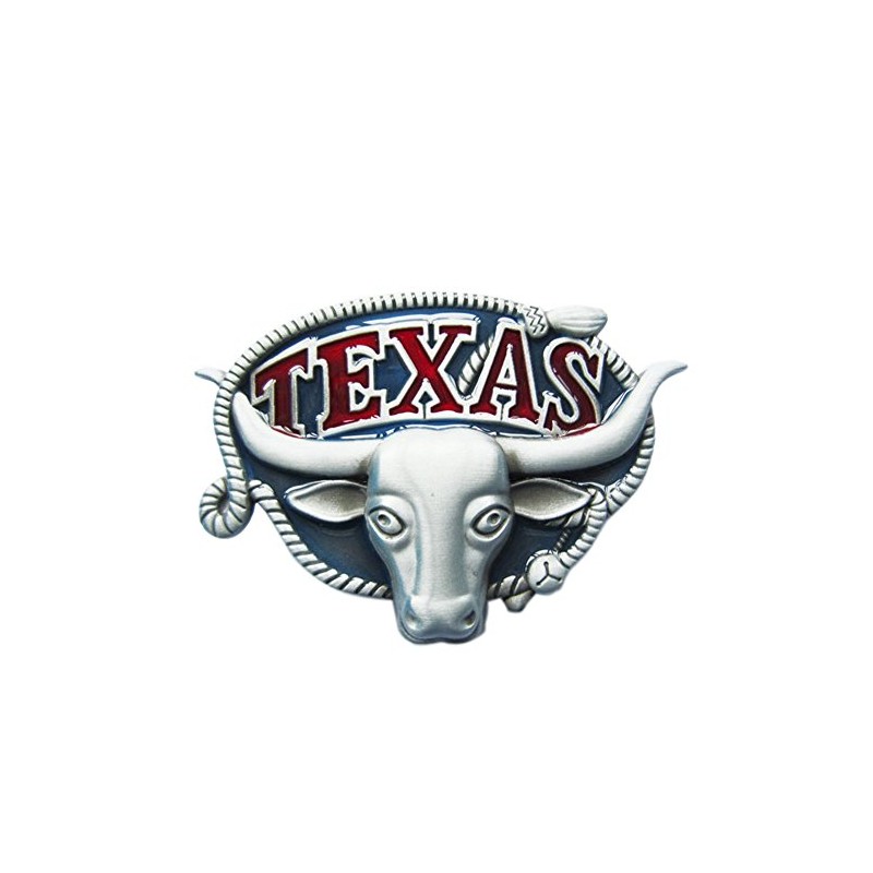 Urban Backwoods Texas Longhorn IX Belt Buckle for Interchangeable Belt