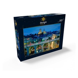 MyPuzzle Old Town with Notre-Dame Cathedral, Lausanne, Canton Vaud, Switzerland - Premium 500 Piece Jigsaw Puzzle for Adults