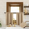 XTMYI Beige Waterproof Blackout Short Curtains 30x30 Inch Length