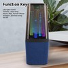 Bluetooth Speaker, RGB Wireless Stereo Speaker with AUX USB Port