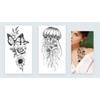 Temporary Jellyfish and Butterfly Tattoo Temporary Fake Tattoo XQB1392 1393