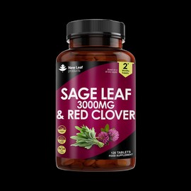 New Leaf Products Sage Leaf & Red Clover Tablets