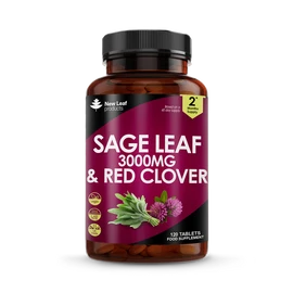 New Leaf Products Sage Leaf & Red Clover Tablets