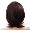 HANDSEWN SYNTHETIC FRENCH LACE FRONT FULL HAIR WIG Color Medium