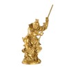 Chinese Brass Monkey King Figurine Sun Wukong Statue Housewarming Congratulatory
