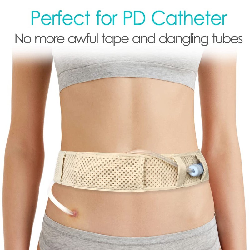 Mesh Breathable PD Belt Peritoneal Dialysis Catheter Accessories Supplies Soft