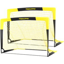 Happy Jump Soccer Goal Pop Up Foldable Soccer Net for Backyard 3'x2.2’, 1 Pack