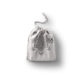Le Jardin du Lin Printed Cotton Bags with Drawstring, Shopping Bag, Fabric Bag, Fabric Bag, Vegetable Bag, Reusable, Environmentally Friendly, Multipurpose, Foldable, Size: 20 x 30 cm