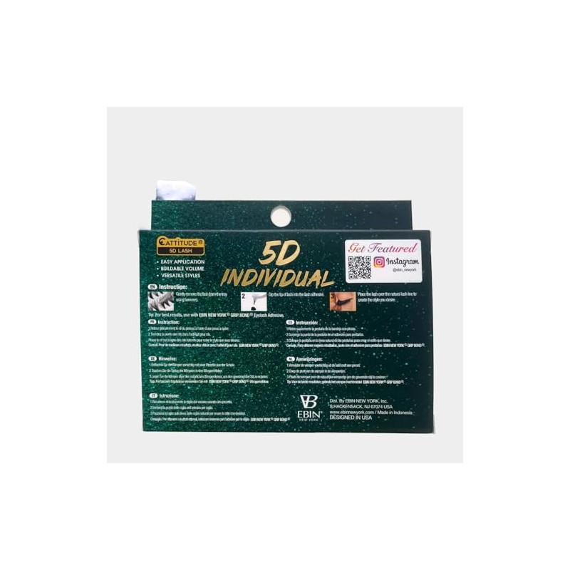 EBIN 5D Individual Lash- Short Knot-Free EyeLashes I5L004