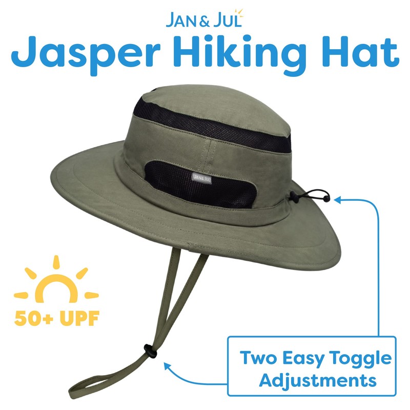 Jan & Jul Men Breathable Hiking Hat with Removable Strap