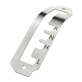 Outopakkle Shift Gate Gear Shifter Lever Pattern Grille Trimming Plate Compatible with Can-Am Defender HD10 HD9 HD8 2017-2025 Off-Road SxS Silver