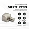 Quarter Circle Stainless Steel Tile Profile Tile Rail Stainless Steel