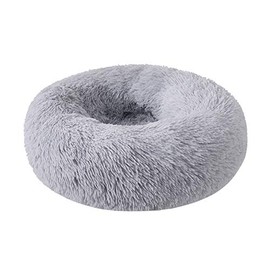 Dog Bed Doughnut Dog Bed Medium Dog Bed Round Doughnut Dog Bed Plush Pet Bed for Cats and Dogs Round Warm Soft Comfortable Dog House Dog Sofa Dog Bed for 8 kg Pet