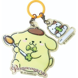 Jays Planning Sanrio Umbrella Charm, Pom Pom Plush, Size: H2.5 x W2.4 inches (64 x 60 mm), Muffin H1.3 x W1.0 inches (33 x 25 mm) AKR027