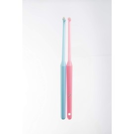 One Tufted Brush (One), Blue & Pink, Set of 12