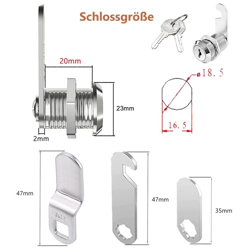 Cabinet Lock,Drawer Lock,Generic Drawer Lock Locker Locks，Standard Size cam Lock