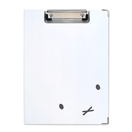 ST-ZMF0044 Miffy Clipboard, Face Up, White & Gray, Compatible with A4 Size