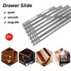Boxonly 2 Pair Metal Bearing Drawer Slides Runners Draw Depth