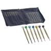 7pc Micro Precision Screwdriver Set 0.9-2.0mm with Replacement Tips -