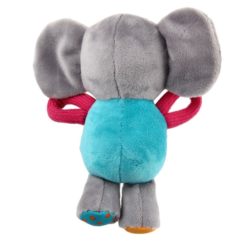 GiGwi (GiGwi) Dog Toy, Plush Friends Puffy Animal Elephant