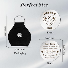 Nanny Mothers Day Gifts For Nanny Happy Mothers Day Nanny Keyring Pocket Hug Nanny Birthday Gifts Grandma Nanna Nanny Gifts From Grandchildren Best Nanny Gifts Present For Nanny