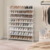 Nunsino Shoe Rack, Long Shoe Organizer,Max Holds 50 Pairs,8 Tier