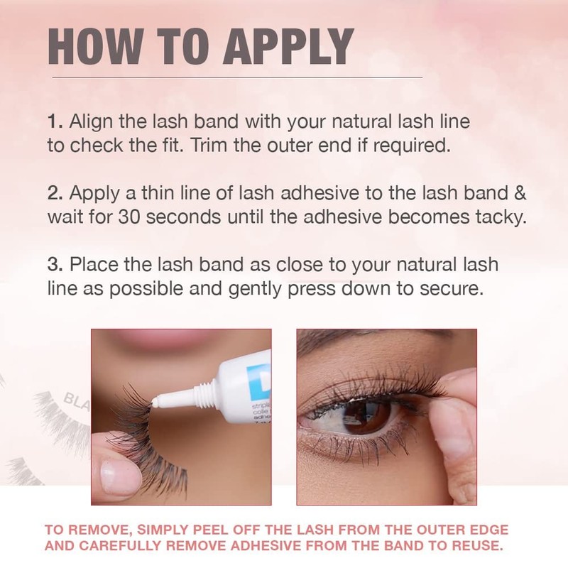 Ardell False Eyelashes WISP Easy Application Natural Look Reusable -