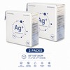 2 Pack Ag+ Silver Ion Vacuum Storage Bags, No Pump